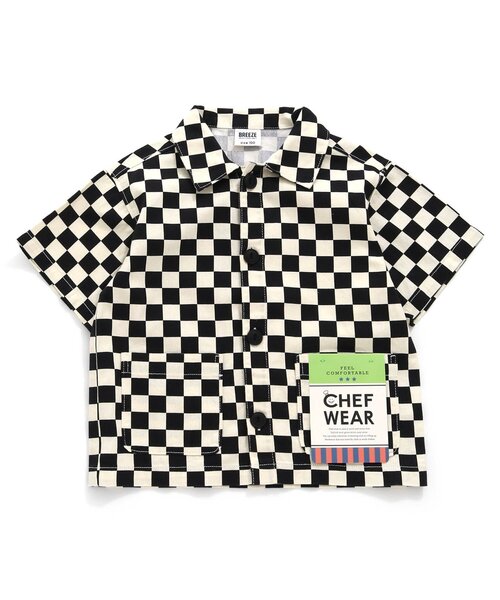 BREEZE（ブリーズ）の「【一部WEB限定カラー/セットアップ対応】シェフシャツ（シャツ/ブラウス・キッズ・その他10/オレンジ/キナリ/ブラック/インディゴブルー/レッド/ベージュ・100/110/130/140/80/90/120）」の14枚目の写真