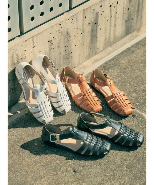 AMERICAN HOLIC(アメリカンホリック)の「グルカサンダル(サンダル・レディース・キャメル/ブラック/ホワイト・M/S/L)」の4枚目の写真