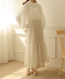 fupel | シアーティアードキャミワンピース(ワンピース)