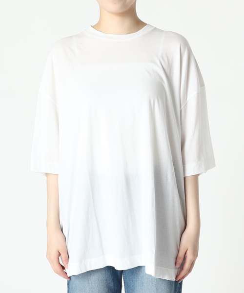 セール】【ATON/エイトン】60/FRESCA OVERSIZED T-SHIRTS（T