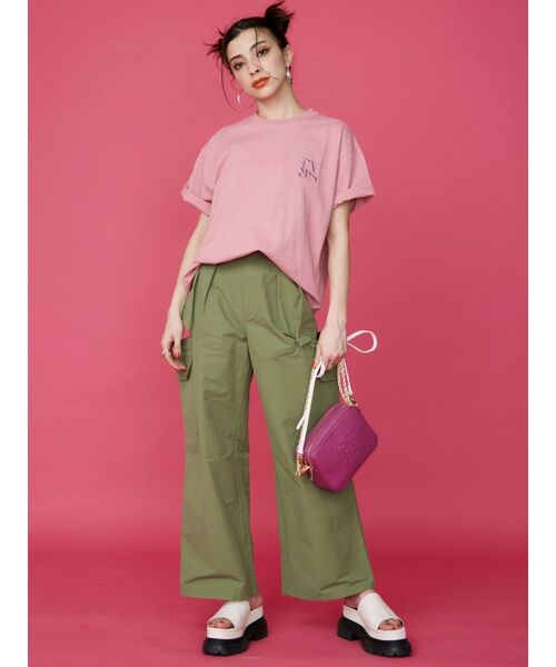 EVRIS（エヴリス）の「サイドオープンパラシュートパンツ（カーゴパンツ・レディース・ブラック/カーキ・SMALL/MEDIUM）」の10枚目の写真