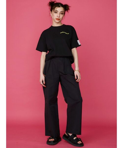 EVRIS（エヴリス）の「サイドオープンパラシュートパンツ（カーゴパンツ・レディース・ブラック/カーキ・SMALL/MEDIUM）」の12枚目の写真