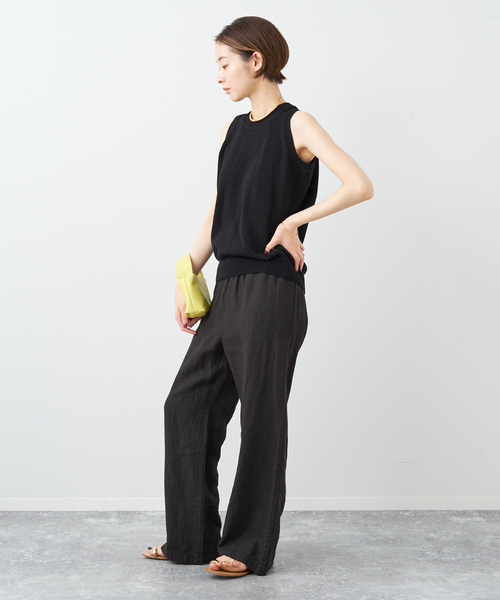 plage(プラージュ)の「Italian Yarn タンク(タンクトップ・レディース・ブラック/ホワイト/ベージュ・FREE)」の7枚目の写真