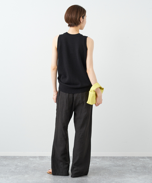 plage(プラージュ)の「Italian Yarn タンク(タンクトップ・レディース・ブラック/ホワイト/ベージュ・FREE)」の10枚目の写真