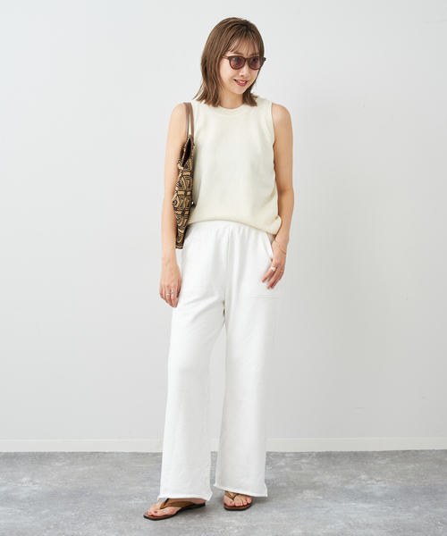 plage(プラージュ)の「Italian Yarn タンク(タンクトップ・レディース・ブラック/ホワイト/ベージュ・FREE)」の11枚目の写真