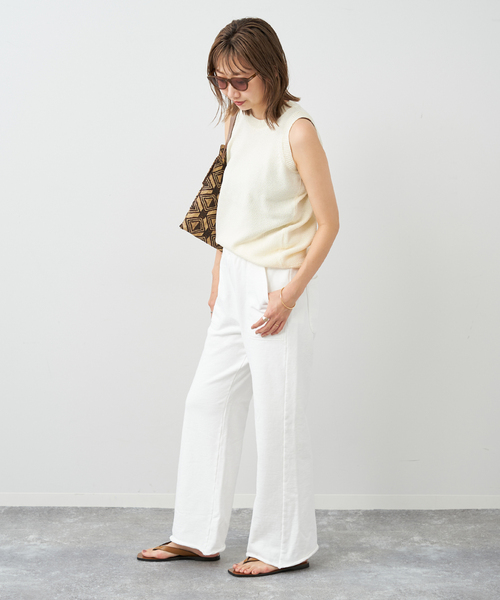 plage(プラージュ)の「Italian Yarn タンク(タンクトップ・レディース・ブラック/ホワイト/ベージュ・FREE)」の13枚目の写真