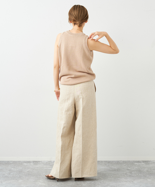 Plage - 神戸店限定☆Plage☆新品 Italian Yarn ベスト　ホワイト 神戸店限定☆Plage☆新品 Italian Yarn ベスト ホワイト