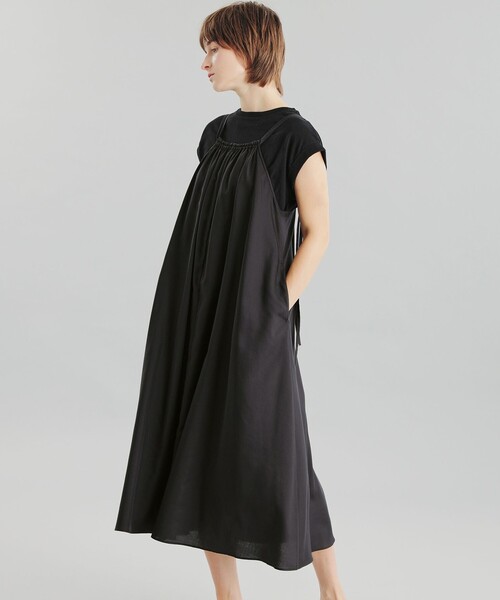 MACKINTOSH PHILOSOPHY（ﾏｯｷﾝﾄｯｼｭ ﾌｨﾛｿﾌｨｰ）の「GREY LABEL キャミワンピース（ワンピース・レディース・グリーン系その他4/ブラック・2）」の2枚目の写真