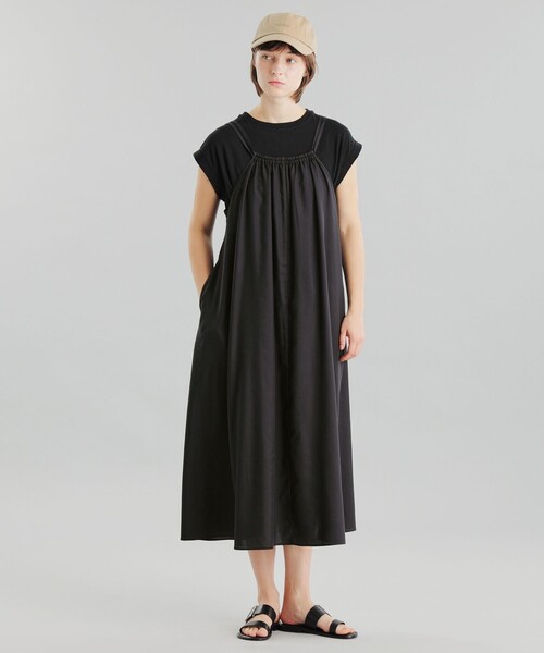 MACKINTOSH PHILOSOPHY（ﾏｯｷﾝﾄｯｼｭ ﾌｨﾛｿﾌｨｰ）の「GREY LABEL キャミワンピース（ワンピース・レディース・グリーン系その他4/ブラック・2）」の4枚目の写真