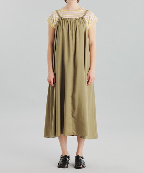 MACKINTOSH PHILOSOPHY（ﾏｯｷﾝﾄｯｼｭ ﾌｨﾛｿﾌｨｰ）の「GREY LABEL キャミワンピース（ワンピース・レディース・グリーン系その他4/ブラック・2）」の3枚目の写真