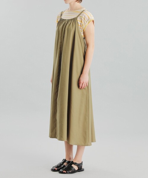 MACKINTOSH PHILOSOPHY（ﾏｯｷﾝﾄｯｼｭ ﾌｨﾛｿﾌｨｰ）の「GREY LABEL キャミワンピース（ワンピース・レディース・グリーン系その他4/ブラック・2）」の6枚目の写真