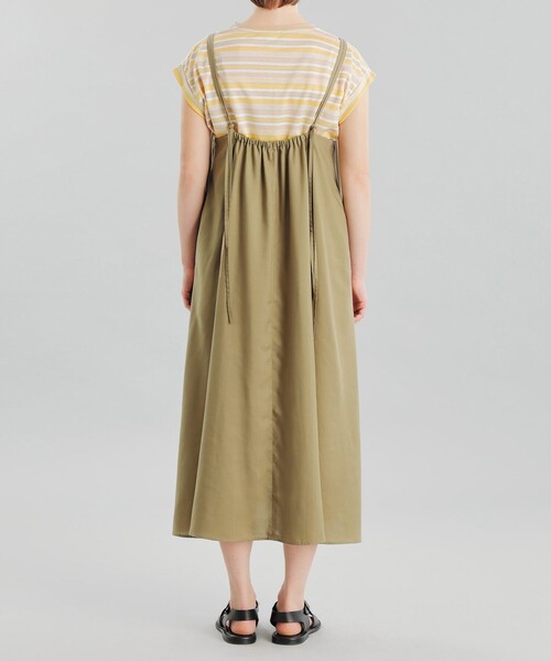 MACKINTOSH PHILOSOPHY（ﾏｯｷﾝﾄｯｼｭ ﾌｨﾛｿﾌｨｰ）の「GREY LABEL キャミワンピース（ワンピース・レディース・グリーン系その他4/ブラック・2）」の9枚目の写真