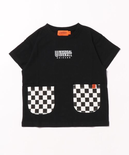 UNIVERSAL OVERALL(ユニバーサルオーバーオール)の「【UNIVERSAL OVERALL】ポケット T(Tシャツ/カットソー・キッズ・ブラック/ホワイト/ベージュ・110/120/130/140/150)」の3枚目の写真