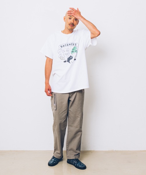 【関税込み】Spencer Badu ホワイト ビスコース Tシャツ SPENCER BADU - White Viscose T-Shirt