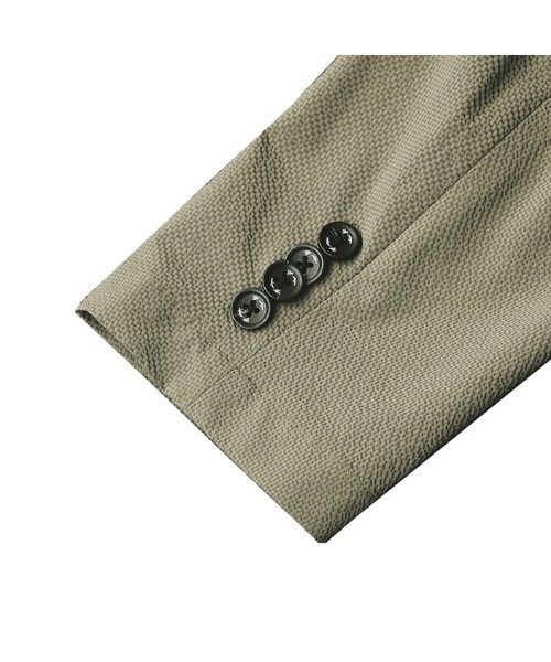 g-stage（ジーステージ）の「清涼ストレッチマイクロサッカースーツ（セットアップ・メンズ・カーキ系・44/46/48/50）」の2枚目の写真