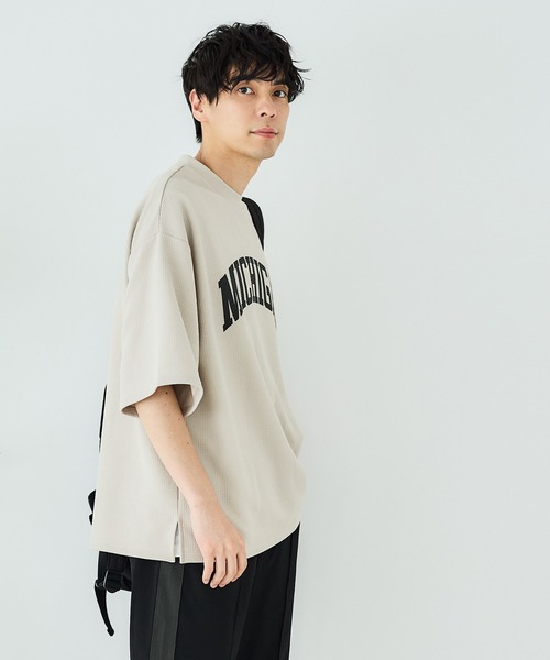 セール】メンズ エンボスプリントロゴTシャツ（Tシャツ