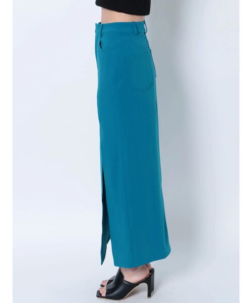 EVRIS（エヴリス）の「ディープスリットロングスカート（スカート・レディース・ブラック/ブルー・SMALL/MEDIUM）」の20枚目の写真