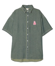 X-girl | FACE DENIM S/S SHIRT(シャツ/ブラウス)