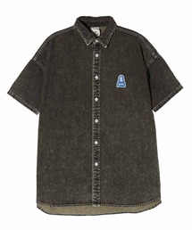 X-girl | FACE DENIM S/S SHIRT(シャツ/ブラウス)