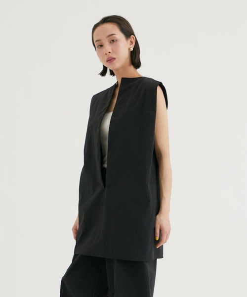 PHOTOCOPIEU(フォトコピュー)の「【PHOTOCOPIEU/フォトコピュー】VAREUSE/チュニック(シャツ/ブラウス・レディース・ブラック・FREE)」の3枚目の写真