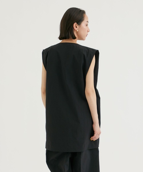 PHOTOCOPIEU(フォトコピュー)の「【PHOTOCOPIEU/フォトコピュー】VAREUSE/チュニック(シャツ/ブラウス・レディース・ブラック・FREE)」の4枚目の写真