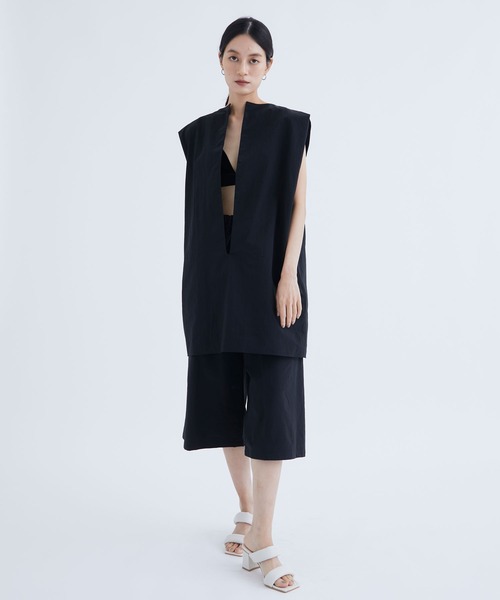 PHOTOCOPIEU(フォトコピュー)の「【PHOTOCOPIEU/フォトコピュー】VAREUSE/チュニック(シャツ/ブラウス・レディース・ブラック・FREE)」の10枚目の写真