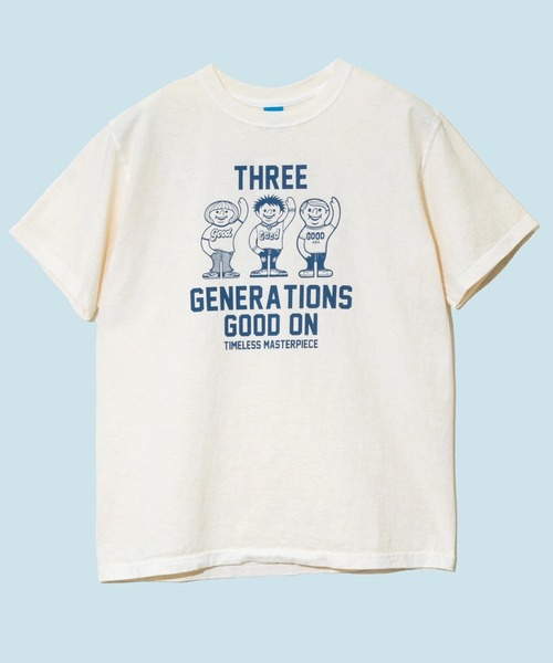 Good On/グッドオン THREE GENERATIONS S/S TEE（Tシャツ/カットソー）｜go slow caravan（ゴースローキャラバン）