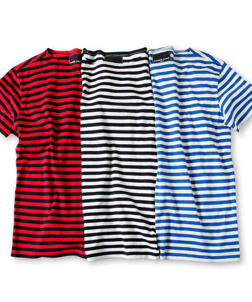 NUMBER (N)INE DENIM(ナンバーナインデニム)の「NUMBER (N)INE DENIM/ボートネックボーダーTシャツ(Tシャツ/カットソー・メンズ・ホワイト系その他/レッド系その他・MEDIUM/LARGE)」の7枚目の写真