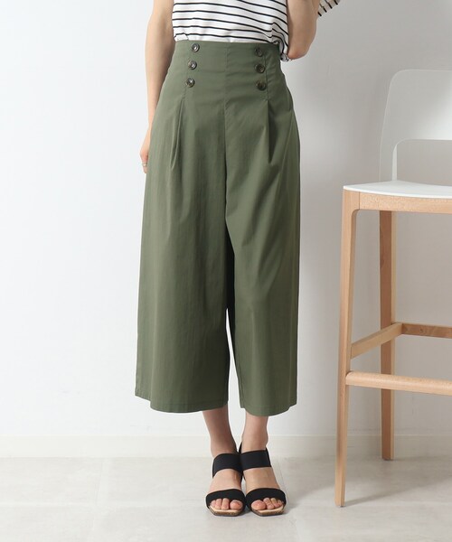 DRESKIP（ドレスキップ）の「◆低身長さんにも○ マリン ワイドパンツ（その他パンツ・レディース・カーキ/ライトブルー/ネイビー・04/03/02）」の6枚目の写真