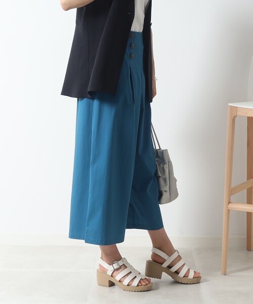 DRESKIP（ドレスキップ）の「◆低身長さんにも○ マリン ワイドパンツ（その他パンツ・レディース・カーキ/ライトブルー/ネイビー・04/03/02）」の13枚目の写真