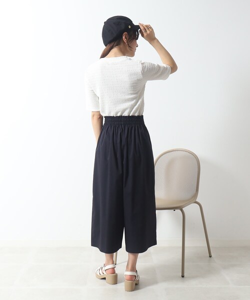 DRESKIP（ドレスキップ）の「◆低身長さんにも○ マリン ワイドパンツ（その他パンツ・レディース・カーキ/ライトブルー/ネイビー・04/03/02）」の17枚目の写真