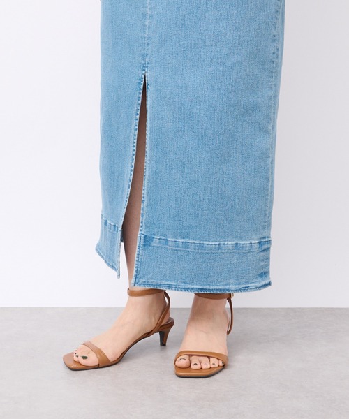 RIVE DROITE（リヴドロワ）の「ストレッチデニムスカート（デニムスカート・レディース・ブルー/サックスブルー・36/38）」の9枚目の写真