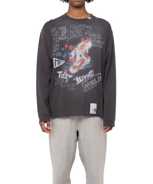 【Maison MIHARA YASUHIRO】 distressed LS T Maison MIHARA YASUHIRO（メゾンミハラヤスヒロ）の「Distressed LS T