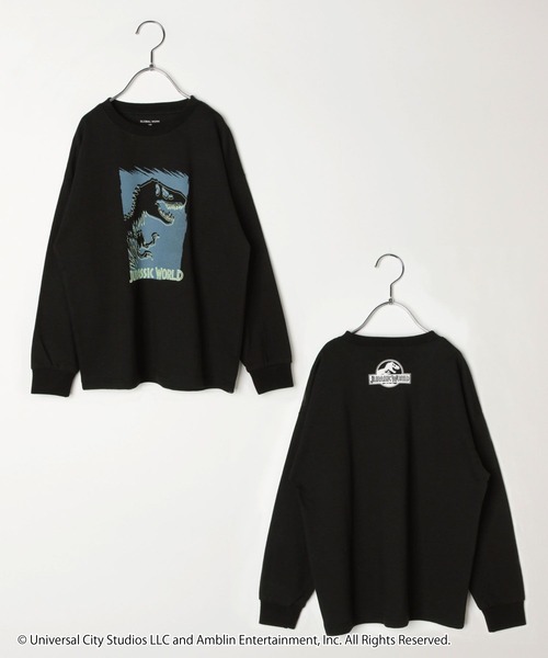 GLOBAL WORK(グローバルワーク)の「【ジュラシック】コラボ長袖T/961203(Tシャツ/カットソー・キッズ・グレイッシュベージュ/チャコールグレー/ブラック・100cm/110cm/120cm/130cm/140cm/150cm/160cm)」の8枚目の写真