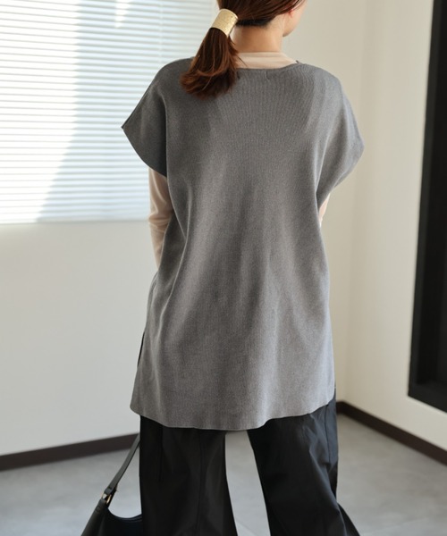 sakishimatokyo（サキシマトーキョー）の「ソウバリキーネックベスト/ジレ（ベスト・レディース・グレー/ベージュ/ブラック/アイボリー・FREE）」の22枚目の写真