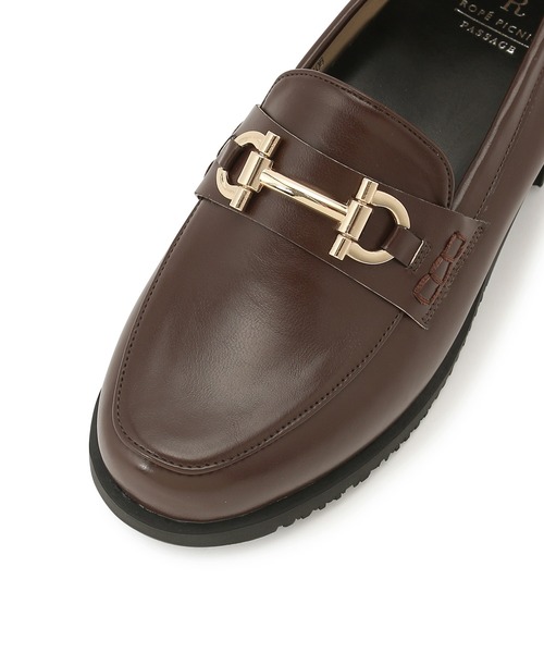 ROPE' PICNIC(ロペピクニック)の「晴雨兼用/洗えるビット付きローファー(ローファー・レディース・ブラウン/ブラック・23.0cm/23.5cm/24.0cm/25.0cm/24.5cm)」の7枚目の写真