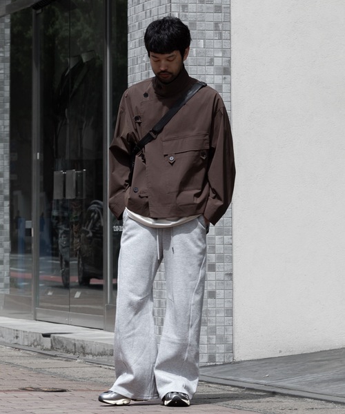ATTACHMENT(アタッチメント)の「CO/PE ダブルニット スリーディメンショナル ワイドパンツ/ CO/PE DOUBLE KNIT THREE DIMENSIONAL WIDE PANTS(スウェットパンツ・メンズ・グレー/ブラック/オフホワイト・3/2/1)」の20枚目の写真
