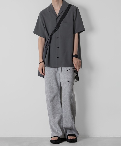 ATTACHMENT(アタッチメント)の「CO/PE ダブルニット スリーディメンショナル ワイドパンツ/ CO/PE DOUBLE KNIT THREE DIMENSIONAL WIDE PANTS(スウェットパンツ・メンズ・グレー/ブラック/オフホワイト・3/2/1)」の14枚目の写真