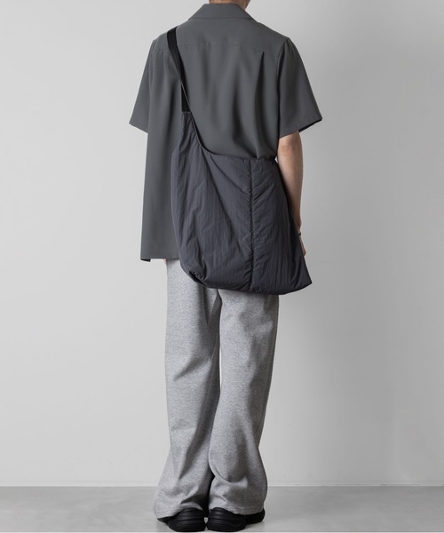 ATTACHMENT(アタッチメント)の「CO/PE ダブルニット スリーディメンショナル ワイドパンツ/ CO/PE DOUBLE KNIT THREE DIMENSIONAL WIDE PANTS(スウェットパンツ・メンズ・グレー/ブラック/オフホワイト・3/2/1)」の15枚目の写真