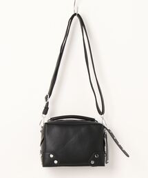 clear | スパイクデコレーションスクエアバッグ≪2023AW新作≫(ショルダーバッグ)