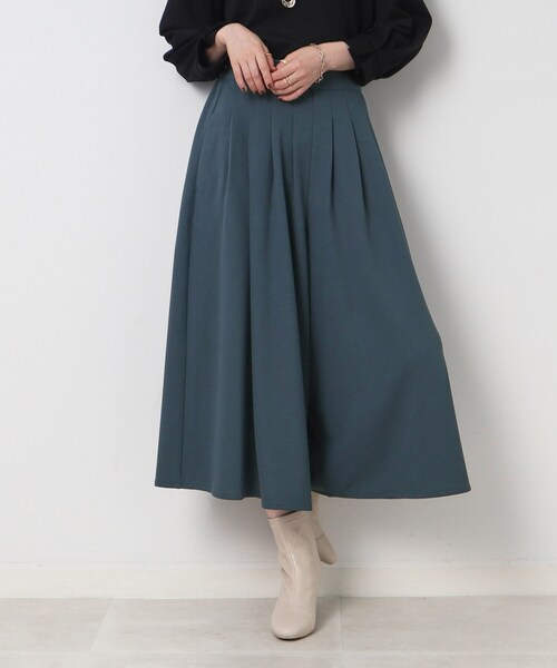 DRESKIP（ドレスキップ）の「◆【イージーケア】 大人世代の上品スカーチョ（その他パンツ・レディース・ベージュ/ブルー/ブラック・02/03/04）」の3枚目の写真