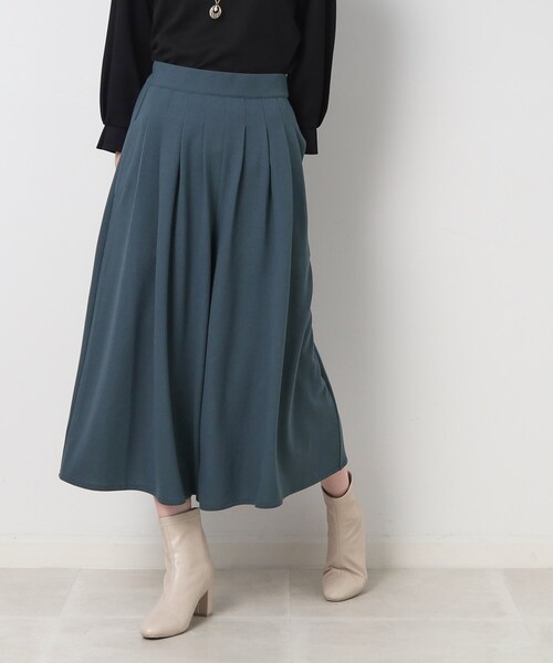 DRESKIP（ドレスキップ）の「◆【イージーケア】 大人世代の上品スカーチョ（その他パンツ・レディース・ベージュ/ブルー/ブラック・02/03/04）」の8枚目の写真