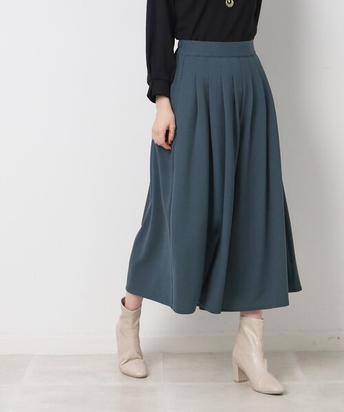 DRESKIP（ドレスキップ）の「◆【イージーケア】 大人世代の上品スカーチョ（その他パンツ・レディース・ベージュ/ブルー/ブラック・02/03/04）」の9枚目の写真