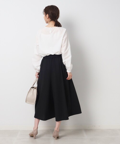 DRESKIP（ドレスキップ）の「◆【イージーケア】 大人世代の上品スカーチョ（その他パンツ・レディース・ベージュ/ブルー/ブラック・02/03/04）」の13枚目の写真