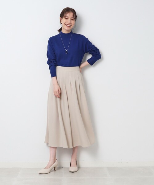 DRESKIP（ドレスキップ）の「◆【イージーケア】 大人世代の上品スカーチョ（その他パンツ・レディース・ベージュ/ブルー/ブラック・02/03/04）」の19枚目の写真