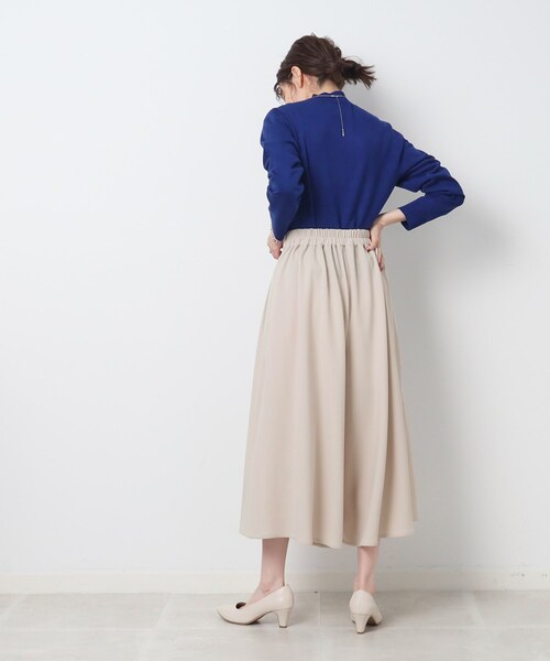 DRESKIP（ドレスキップ）の「◆【イージーケア】 大人世代の上品スカーチョ（その他パンツ・レディース・ベージュ/ブルー/ブラック・02/03/04）」の21枚目の写真