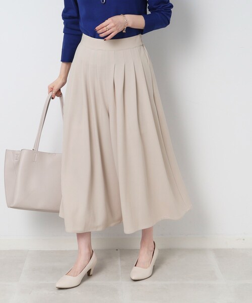 DRESKIP（ドレスキップ）の「◆【イージーケア】 大人世代の上品スカーチョ（その他パンツ・レディース・ベージュ/ブルー/ブラック・02/03/04）」の22枚目の写真