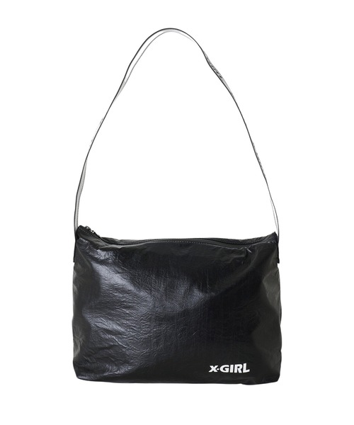 X-girl(エックスガール)の「SACOCHE(ショルダーバッグ・レディース・シルバー/ブラック・ONE SIZE)」の3枚目の写真