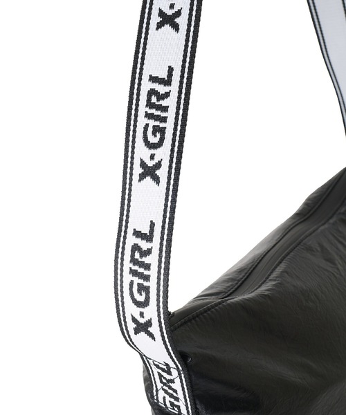 X-girl(エックスガール)の「SACOCHE(ショルダーバッグ・レディース・シルバー/ブラック・ONE SIZE)」の7枚目の写真