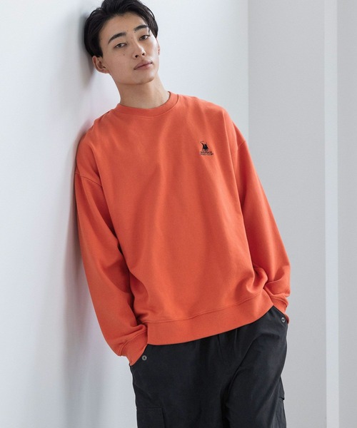 LOWRYS FARM(ローリーズファーム)の「GREENWICHPOLOウラケ 976691(パーカー・メンズ・ホワイト/オレンジ/グレー/ブラック・MEDIUM/LARGE)」の4枚目の写真